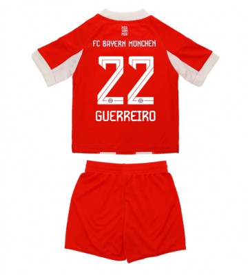 Bayern Munich Raphael Guerreiro #22 Hemmakläder Barn 2025-26 Kortärmad (+ Korta byxor)